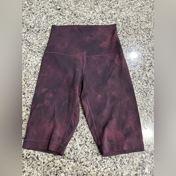 lululemon athletica Pants - Lululemon Align Super High Rise Short Diamond Dye *10"
Diamond Dye Cassis Black